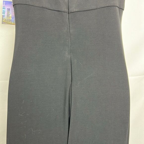 Nightway Black knit gown with front slit NWT size 10 - Picture 11 of 16